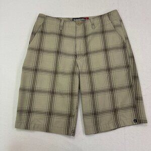 VTG Quicksilver Men’s 33 Board Shorts Embroidered Logo Surf Skater Y2K